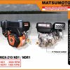 MGX-210 ND1/NDR1 | GASOLINE ENGINE | MESIN PENGGERAK BENSIN | MATSUMOTO