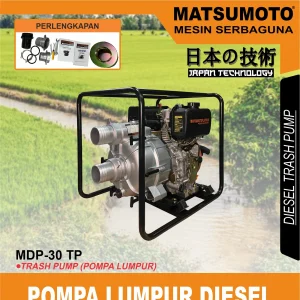 MDP-30 TP | DIESEL WATER PUMP | POMPA LUMPUR DIESEL | MATSUMOTO