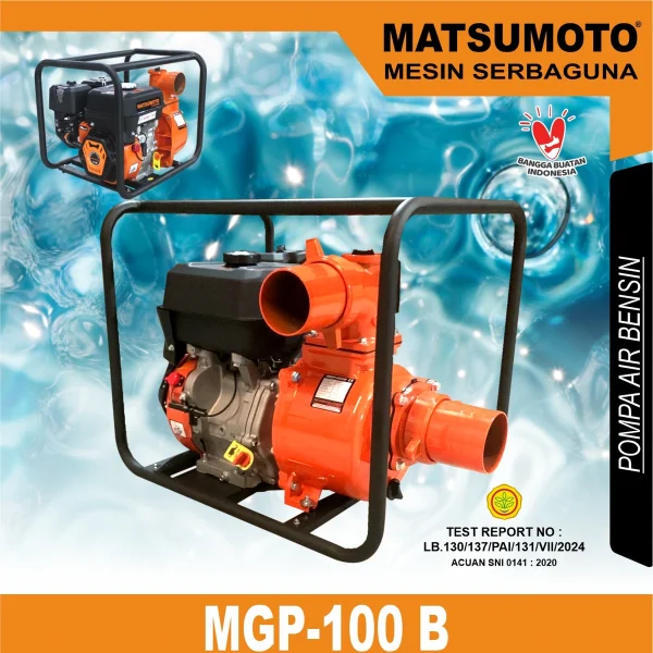 MGP-100 B | GASOLINE WATER PUMP | POMPA AIR BENSIN | MATSUMOTO