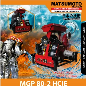 MGP-80 2HCIE | GASOLINE HIGH PRESSURE PUMP | POMPA AIR BENSIN BERTEKANAN TINGGI | MATSUMOTO