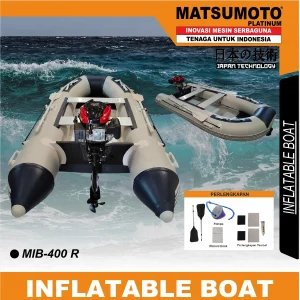 MIB-400 R | RIGID INFLATABLE BOAT / LANTAI ALUMUMIUM | PERAHU KARET | MATSUMOTO