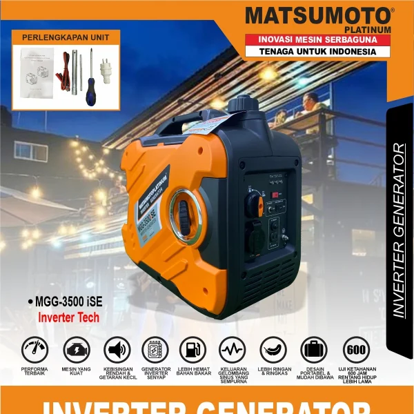 MGG-3500 ISE | GASOLINE GENERATOR INVERTER | GENERATOR INVERTER BENSIN | MATSUMOTO