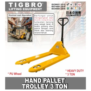 TIGBRO 3TON / HAND PALLET TROLLEY