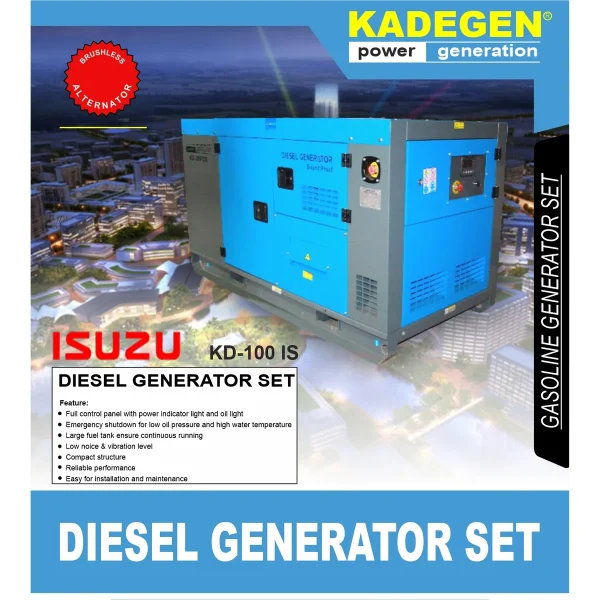 KADEGEN KD-100 IS / DIESEL GENERATOR SET