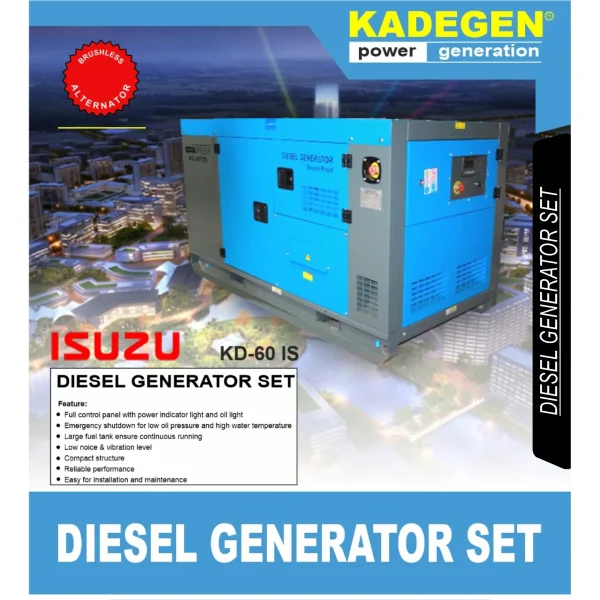 KADEGEN KD-60 IS / DIESEL GENERATOR SET