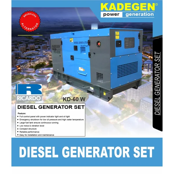 KADEGEN KD-60 W / DIESEL GENERATOR SET