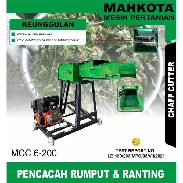 MAHKOTA MCC 6-200 / PENCACAH RUMPUT & RANTING