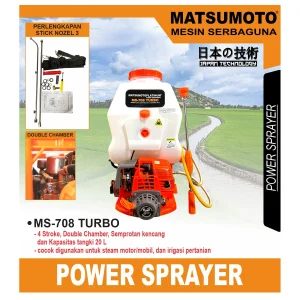 MATSUMOTO MS-708 TURBO / POWER SPRAYER