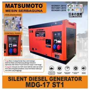 MATSUMOTO MDG-17 ST1 / SILENT DIESEL GENERATOR