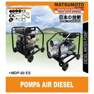 MATSUMOTO MDP-80 ES / DIESEL WATER PUMP / POMPA AIR DIESEL