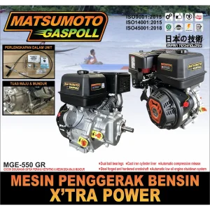 MATSUMOTO GASPOLL MGE-550 GR / MESIN PENGGERAK BENSIN