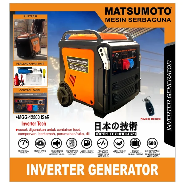 MATSUMOTO MGG-12500 ISER / INVERTER GENERATOR