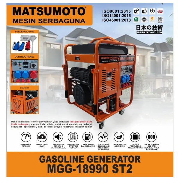 MATSUMOTO MGG-18990 ST2 / GASOLINE GENERATOR
