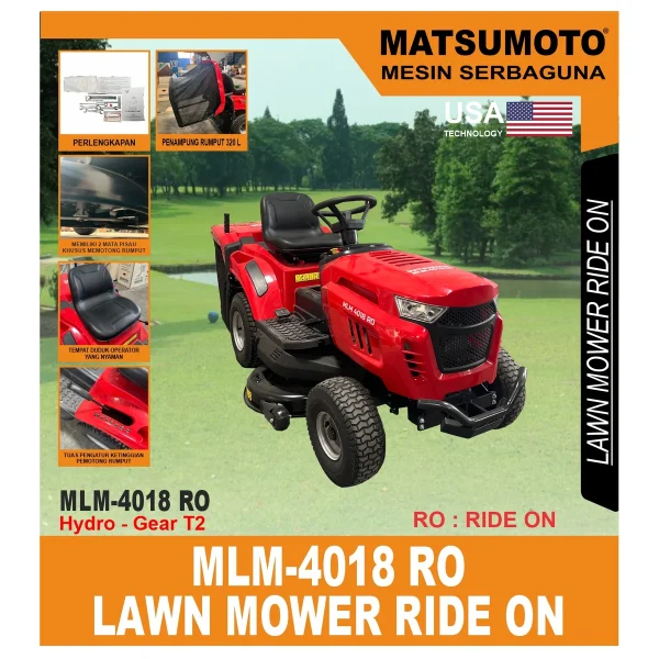 MATSUMOTO MLM-4018 RO / LAWN MOWER RIDE ON