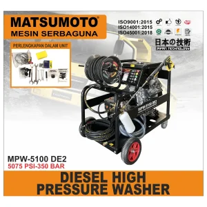 MATSUMOTO MPW-5100 DE2 / DIESEL HIGH PRESSURE WASHER