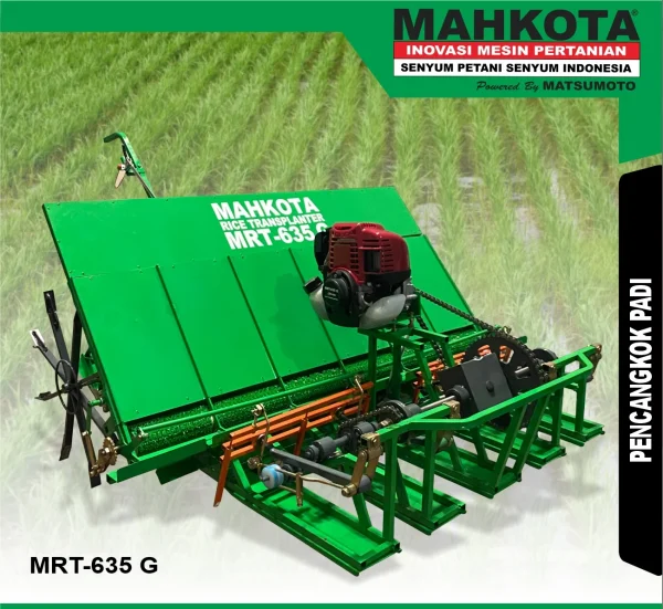 MRT-635 G | RICE TRANSPLANTER | MESIN TANAM PADI | MAHKOTA