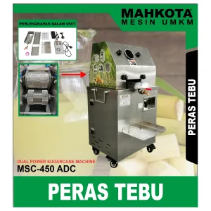 MAHKOTA MSC-450 ADC / DUAL POWER SUGARCANE MACHINE / PERAS TEBU