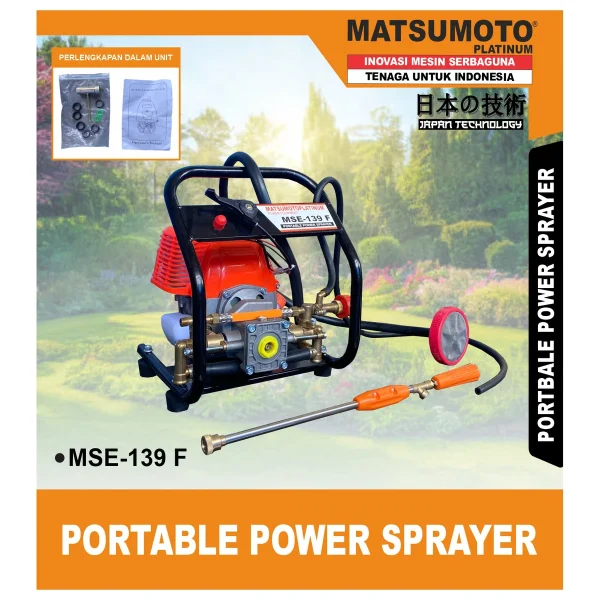 MATSUMOTO MSE-139 F / PORTABLE POWER SPRAYER