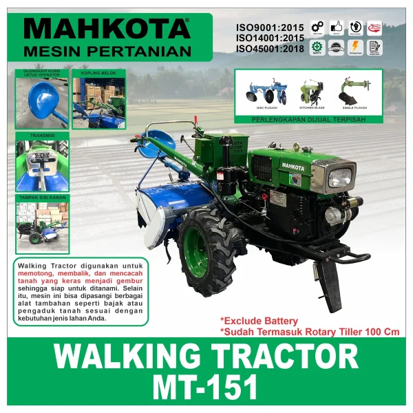 MAHKOTA MT-151 / WALKING TRACTOR