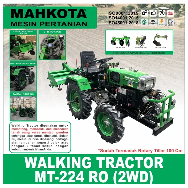 MAHKOTA MT-224 RO / WALKING TRACTOR 2WD