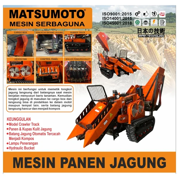 MATSUMOTO MTM-1225 CH / MESIN PANEN JAGUNG