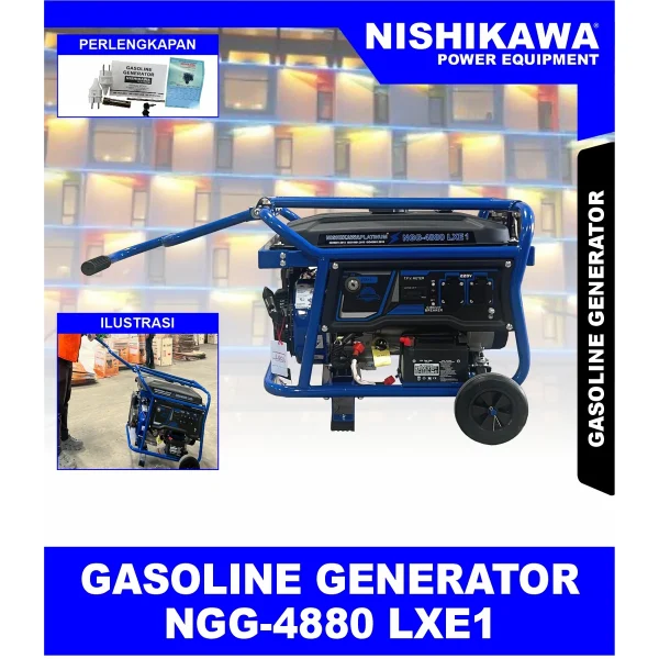 NISHIKAWA NGG-4880 LXE1 / GASOLINE GENERATOR
