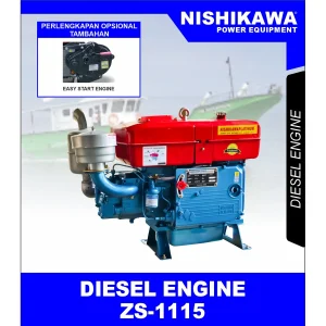 NISHIKAWA ZS-1115-2P / MESIN DIESEL