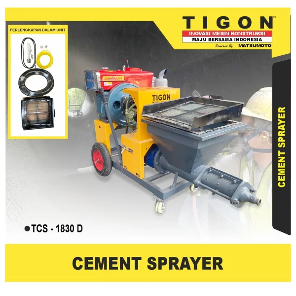 TIGON TCS-1830 D / CEMENT SPRAYER