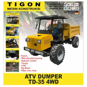 TIGON TD-35 4WD / ATV DUMPER