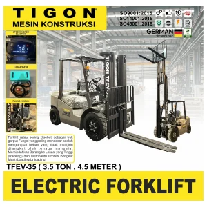 TIGON TFEV-35 / ELECTRIC FORKLIFT