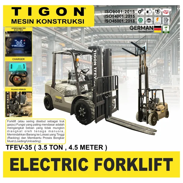 TIGON TFEV-35 / ELECTRIC FORKLIFT