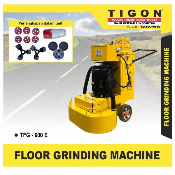 TIGON TFG-600 E / FLOOR GRINDING MACHINE