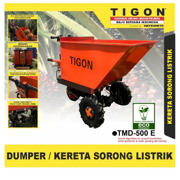 TIGON TMD 500E / DUMPER / KERETA SORONG LISTRIK