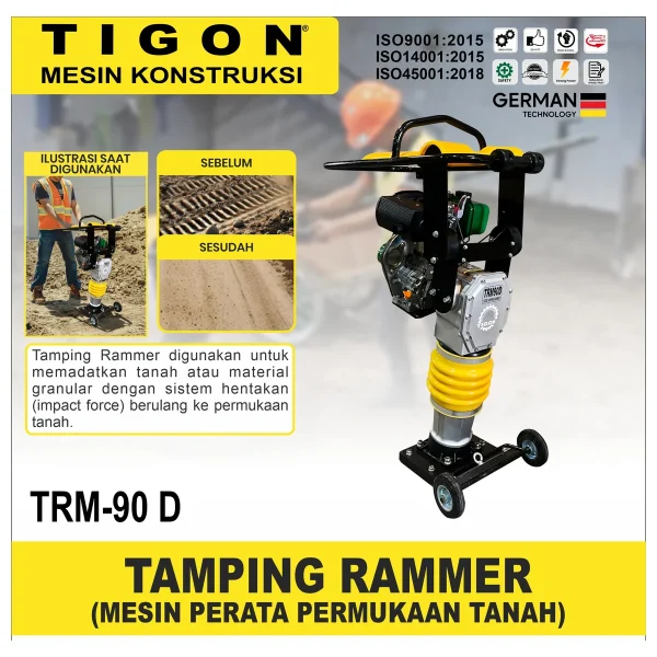 TIGON TRM 90 D / TAMPING RAMMER