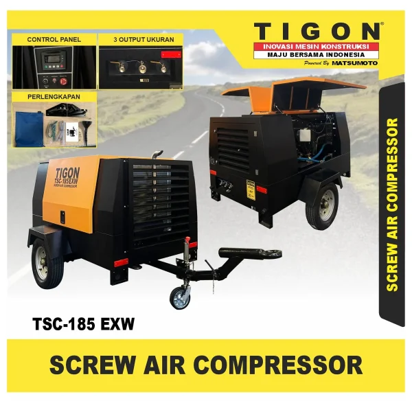 TIGON TSC - 185 EXW / SCREW AIR COMPRESSOR