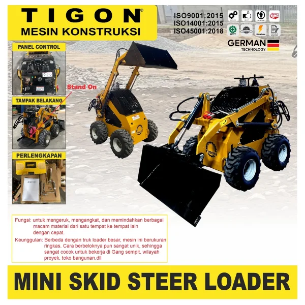 TIGON TSL-360 DE / MINI SKID STEER LOADER