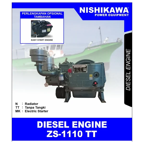NISHIKAWA ZS 1110 TT - 2P / DIESEL ENGINE