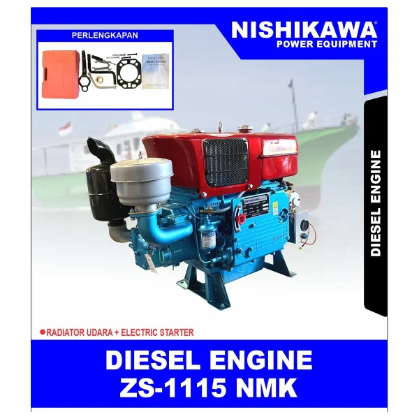 NISHIKAWA ZS 1115 NMK - 2P / DIESEL ENGINE